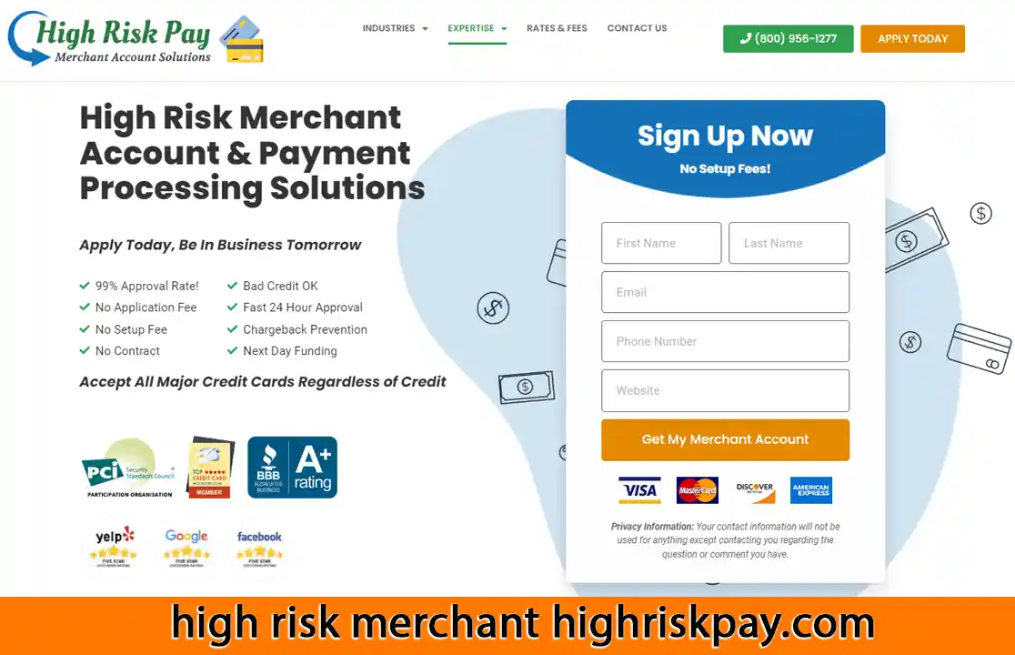high risk merchant highriskpay.com!