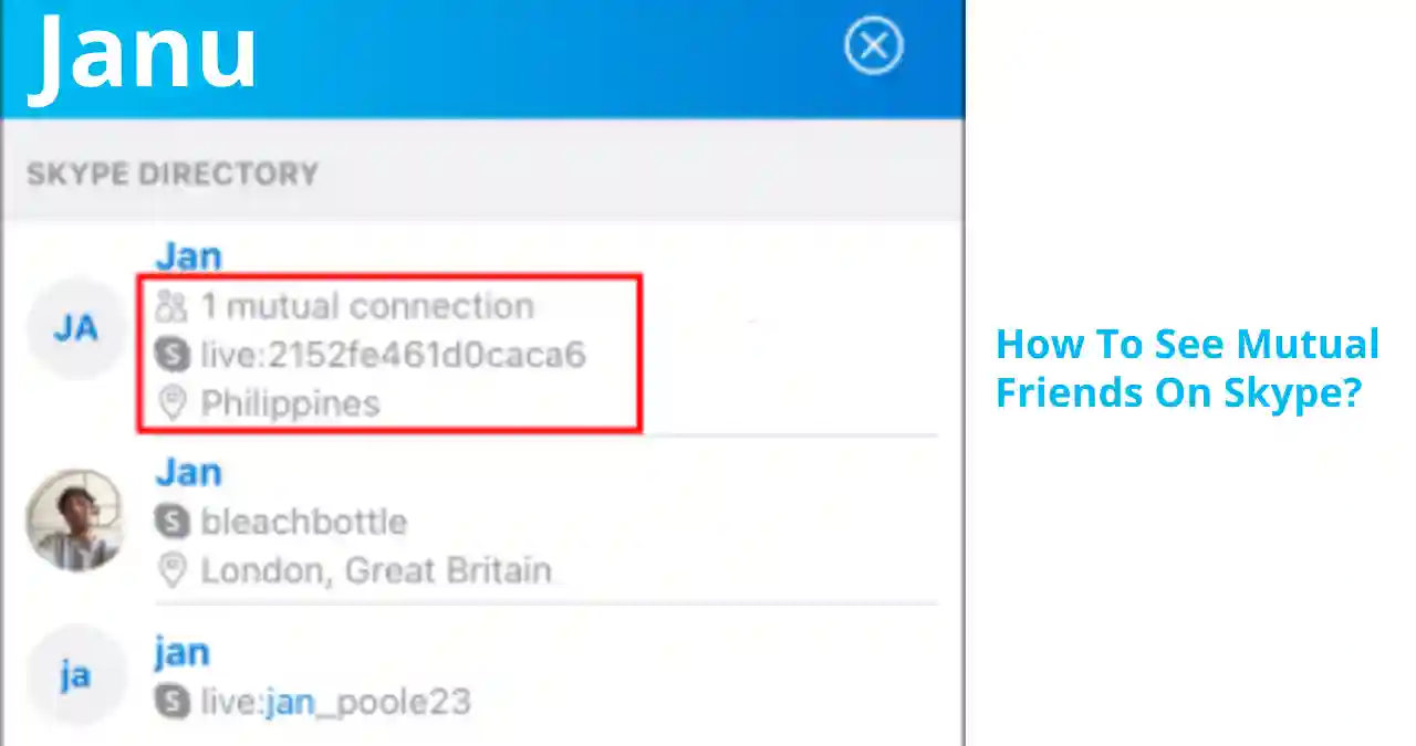 How To See Mutual Friends On Skype?