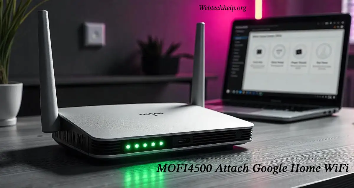 MOFI4500 Attach Google Home WiFi –An Overview