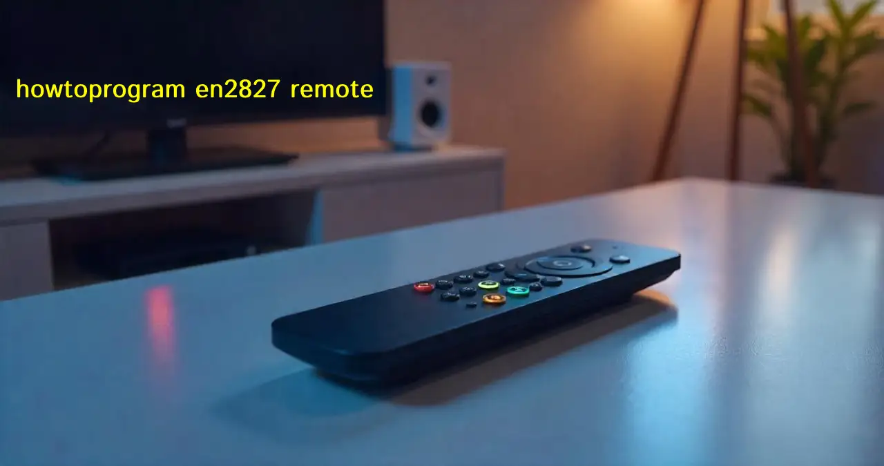 Howtoprogram EN2827 Remote: A Comprehensive Guide