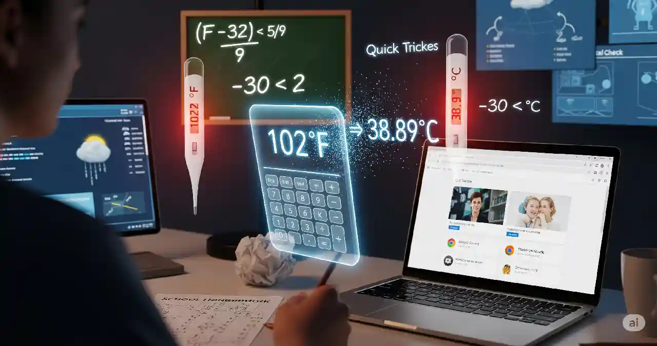 102 degrees Fahrenheit to Celsius: An easy guide for conversion