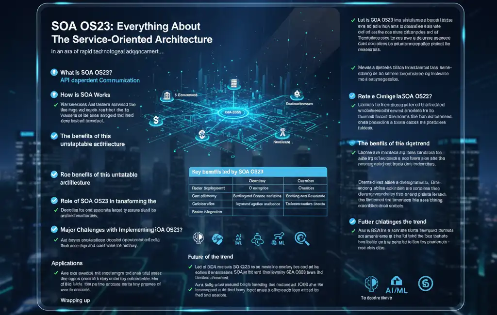 SOA OS23: Everything About The Service-Oriented Architecture