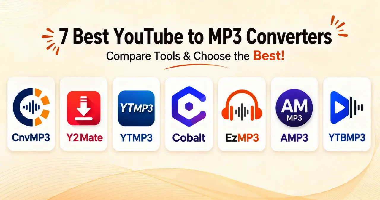 7 Best YouTube to MP3 Converters in 2026: Free, Safe & Tested